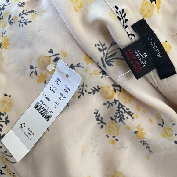 NWT J. Crew Easy-luxe eco jumpsuit in budding floral Womens Medium - Picture 10 of 12